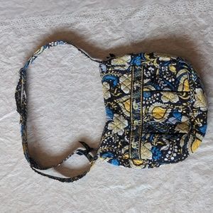 Vera Bradley Ellie Blue Elephant Print Crossbody Purse